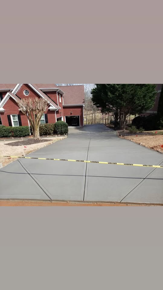 Driveways concrete project by Concrete WS in Atlanta, Georgia