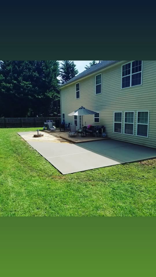 Patios concrete project by Concrete WS in Atlanta, Georgia