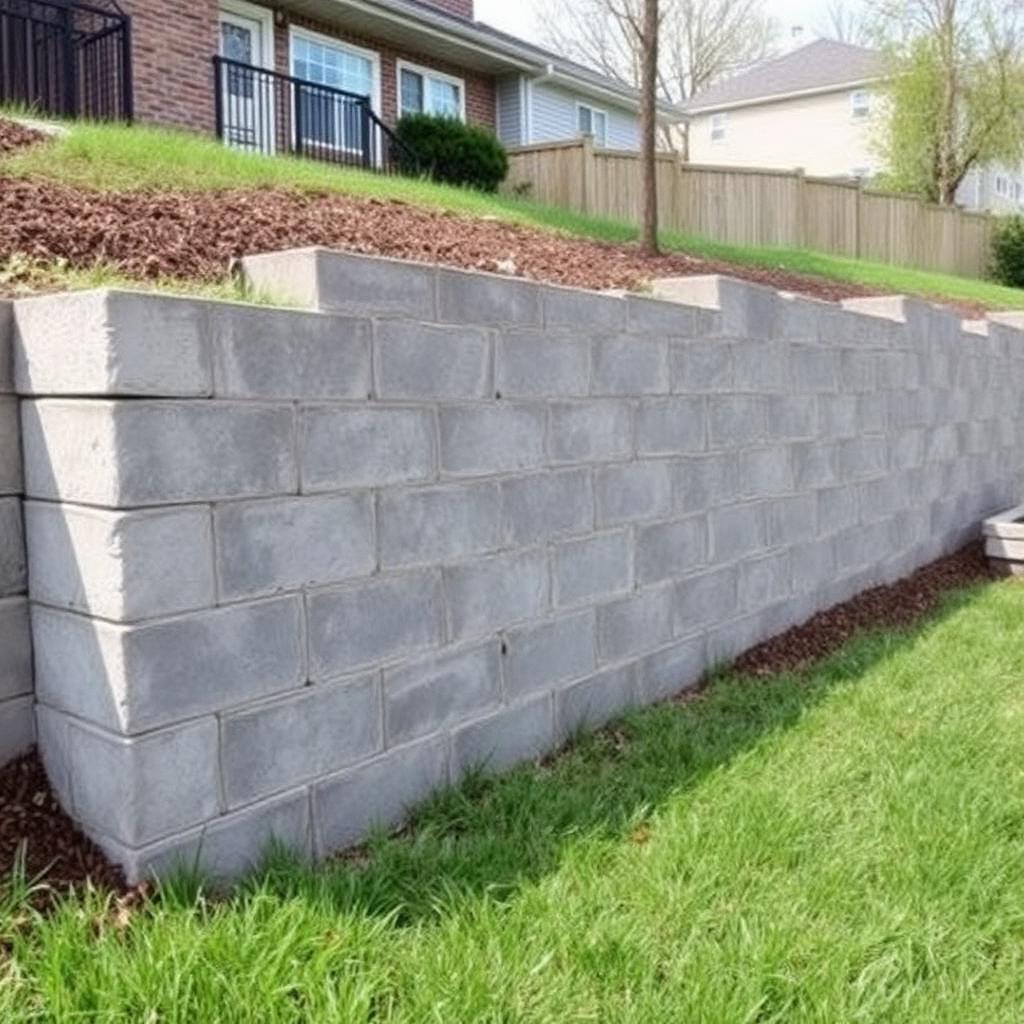 Retaining Walls concrete project by Concrete WS in Atlanta, Georgia